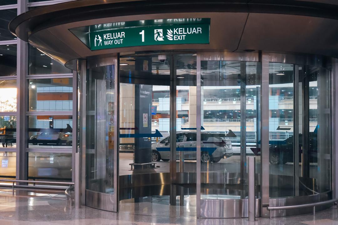 KLIA Terminal 1 exit door number 1